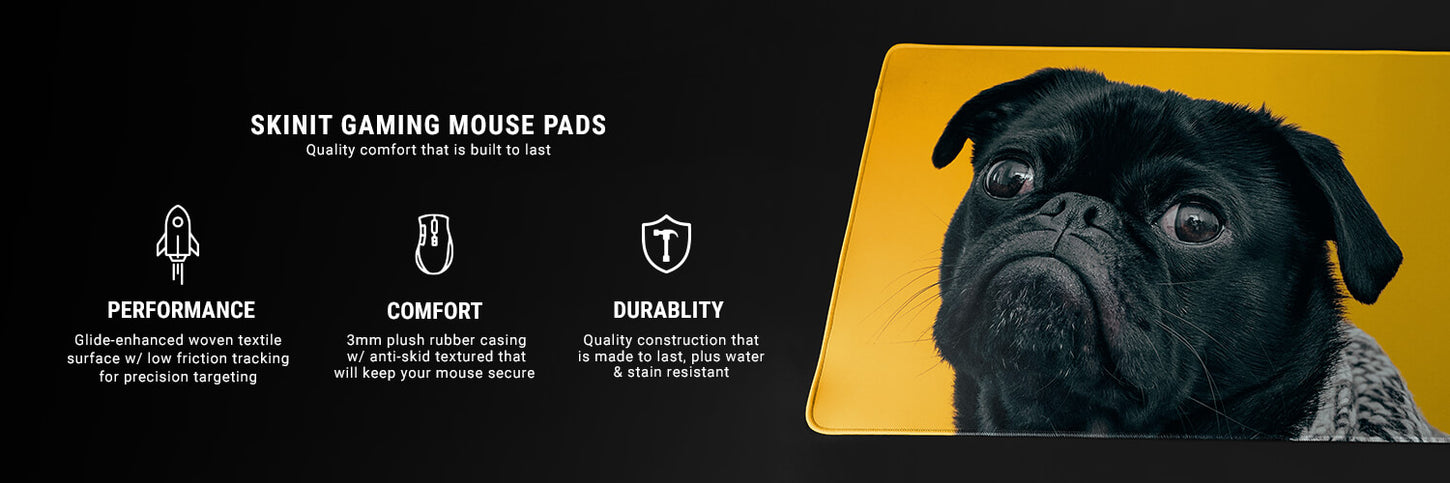 Custom Gaming Mouse Pad Dog Skins